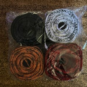 (3 for $20)4 pack Checked Fabric Ribbon new